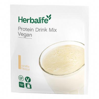 Herbalife Protein Drink Mix Vegan Sachets Vanilla Flavoured